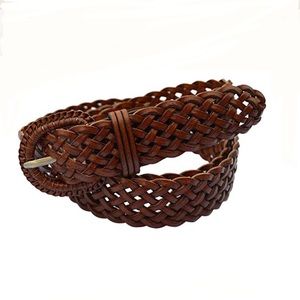 Braided brown belt